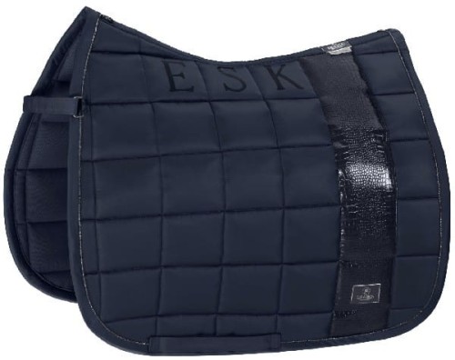 TROK.PL Czaprak Eskadron Big Square Glossy Platinum Navy PD
