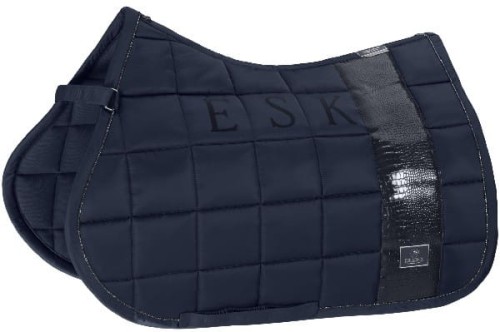 TROK.PL Czaprak Eskadron Big Square Glossy Platinum Navy PD
