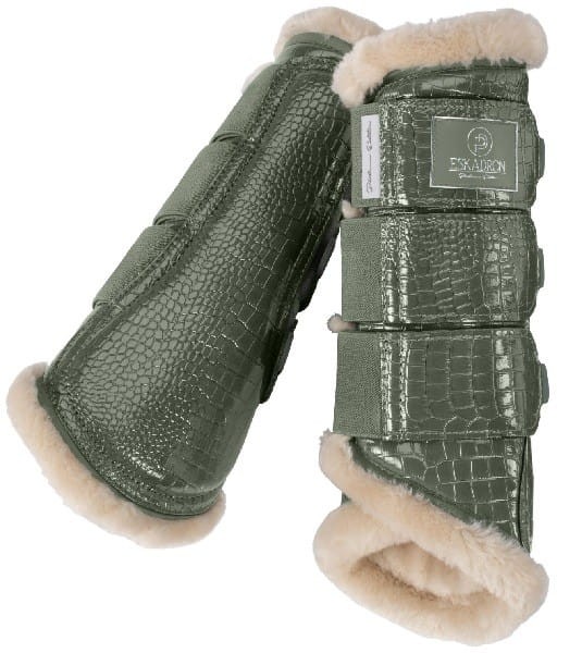 TROK.PL Ochraniacze Eskadron CROCO FauxFur Platinum