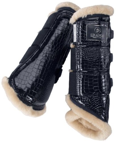 TROK.PL Ochraniacze Eskadron CROCO FauxFur Platinum