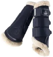 Ochraniacze Eskadron MESH FauxFur Platinum Navy XL