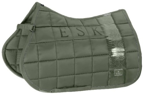 TROK.PL Czaprak Eskadron Big Square Glossy Platinum ashgreen PD