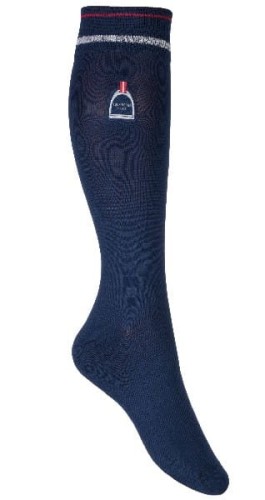 TROK.PL Podkolanówki HKM Equne Sports Style Navy S