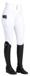 Bryczesy Spooks Annber High Waist Full Grip. white M.