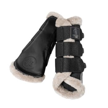 TROK.PL Ochraniacze Eskadron Glitter Mesh Fauxfur Essence 22 black