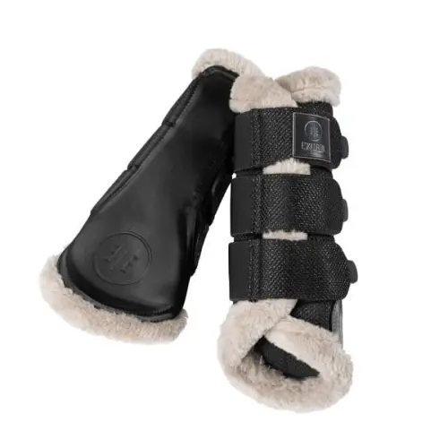 TROK.PL Ochraniacze Eskadron Glitter Mesh Fauxfur Essence 22 black