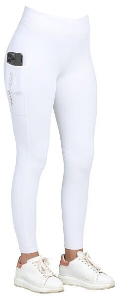 TROK.PL Legginsy Spooks Johna  Full Grip white r. L