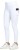 TROK.PL Legginsy Spooks Johna  Full Grip white r. L