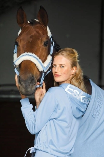 TROK.PL Derka polarowa Eskadron Fleece Stamp Reflexx Silk Blue L