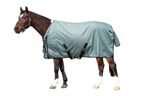 TROK.PL Derka padokowa HKM -High Comfort- Style 100g Balsam Green 155 cm