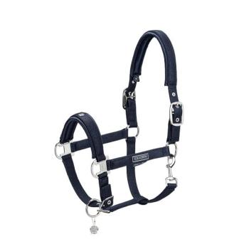 TROK.PL Kantar Eskadron Double Pin Glitter Mesh Platinum Pure navy