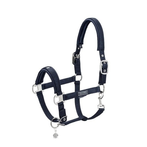 TROK.PL Kantar Eskadron Double Pin Glitter Mesh Platinum Pure navy