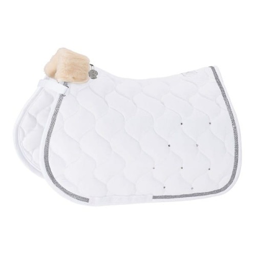 TROK.PL Czaprak Eskadron Velvet Crystal Platinum Pure White VS