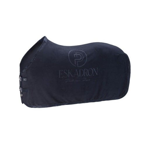 TROK.PL Derka Eskadron FLEECE STAMP Platinum Pure Navy XL