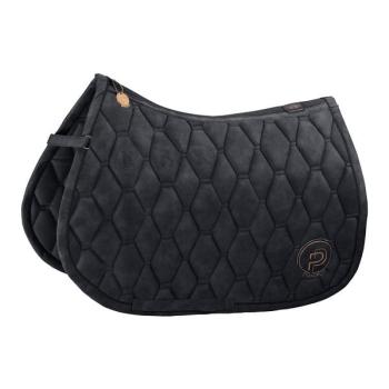 TROK.PL Czaprak Eskadron Metallic Faux Leather Platinum Black VS