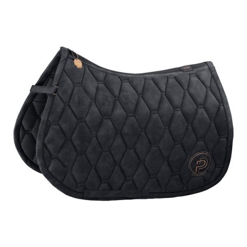TROK.PL Czaprak Eskadron Metallic Faux Leather Platinum Black VS