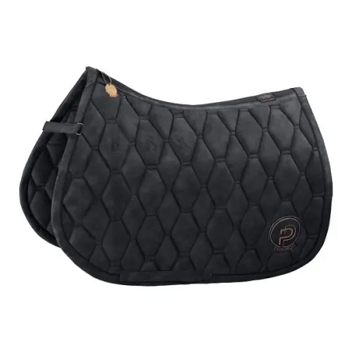 TROK.PL Czaprak Eskadron Metallic Faux Leather Platinum Black VS