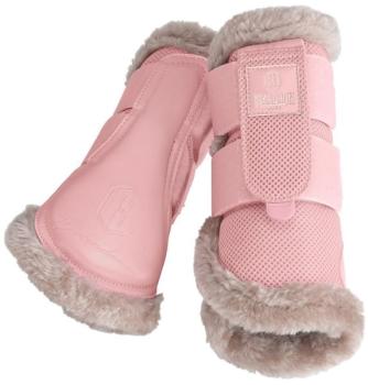 TROK.PL Ochraniacze Eskadron Mesh FauxFur  pearl rose