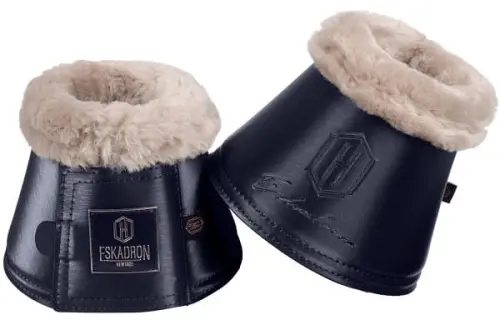 TROK.PL Kaloszki Eskadron GLAMSLATE FauxFur Heritage Navy XL