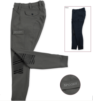 TROK.PL Bryczesy męskie Spooks Luhkas knee grip navy