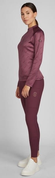 TROK.PL Koszulka Longssleve Eskadron HAL-ZIP JERSEY Heritage 23/24 cassis