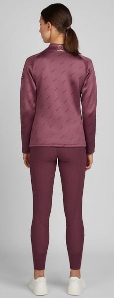 TROK.PL Koszulka Longssleve Eskadron HAL-ZIP JERSEY Heritage 23/24 cassis