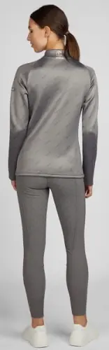 TROK.PL Longssleve Eskadron HAL-ZIP JERSEY Heritage  early grey back