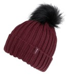 Czapka z pomponem Pikeur Beanie Basic mulberry M