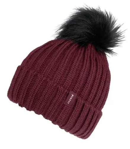 TROK.PL Czapka z pomponem Pikeur Beanie Basic mulberry