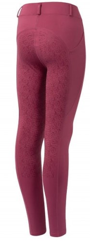 TROK.PL Legginsy DEA Horze Kids Full grip dry rose  2