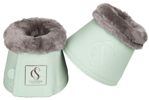 TROK.PL Kaloszki Eskadron SOFTSHELL FAUXFUR powder green