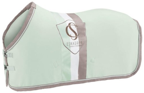 TROK.PL Derka polarowa Eskadron FLEECE STRIPE Classic Sports 24 powder green