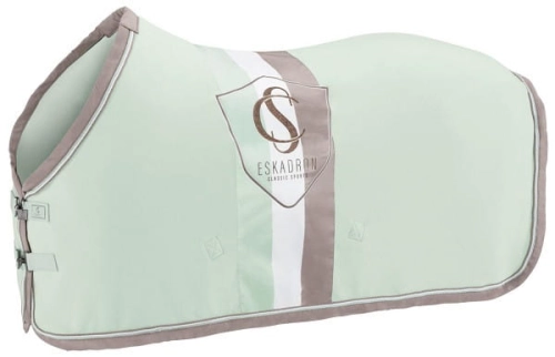 TROK.PL Derka polarowa Eskadron FLEECE STRIPE Classic Sports 24 powder green