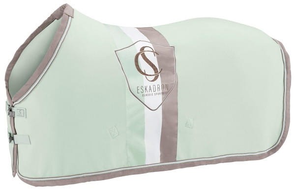 TROK.PL Derka polarowa Eskadron FLEECE STRIPE Classic Sports 24 powder green