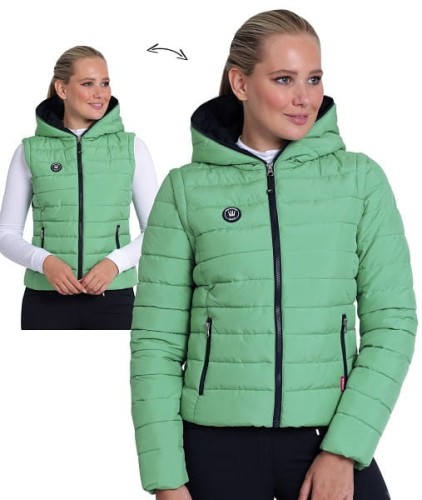 TROK.PL Kurtko-kamizelka Malouh Spooks holly green