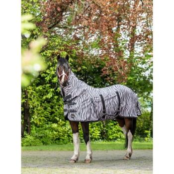 TROK.PL Derka siatkowa z kapturem Zebra Rose 145 cm