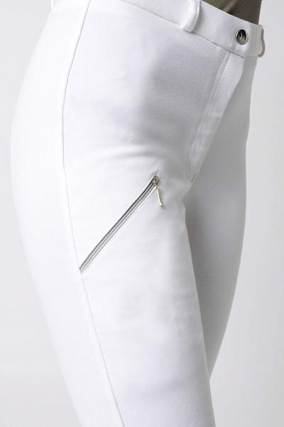 TROK.PL Bryczesy z pełnym lejem felicia Full grip white