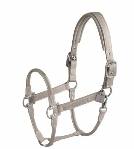 TROK.PL Kantar Skórzany Eskadron Double Pin Velvet Taupe Pony