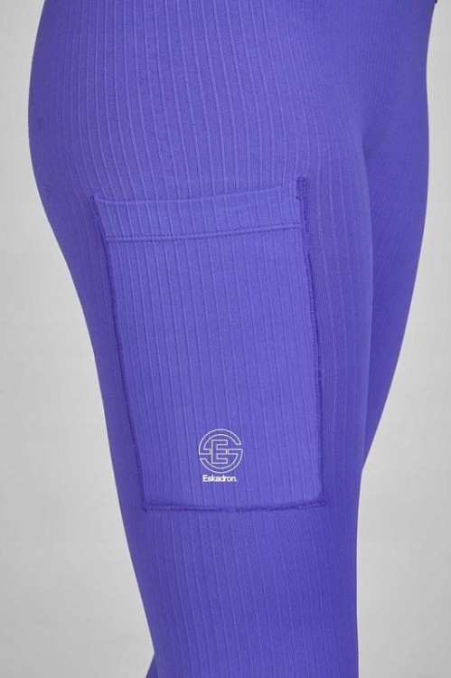 TROK.PL Legginsy Eskadron SEAMLESS Full Grip Dynamic 24 purple S