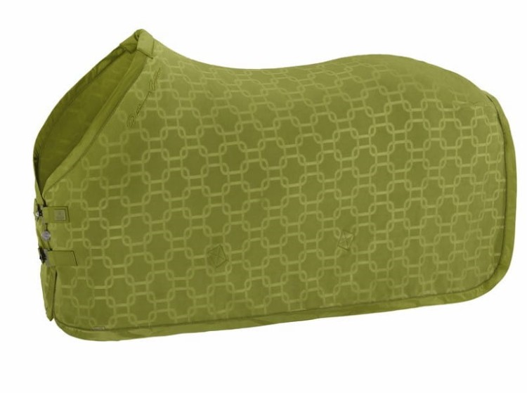 TROK.PL Derka Eskadron FLEECE STAMP CHAIN Platinum 24 moss green