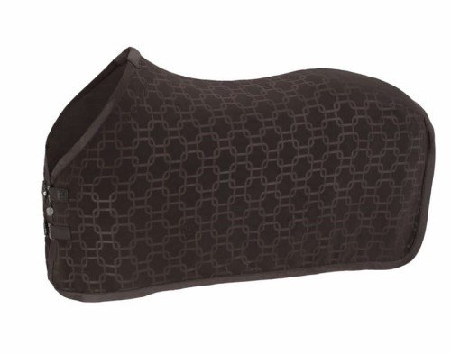 TROK.PL Derka Eskadron FLEECE STAMP CHAIN Platinum 24 teak brown