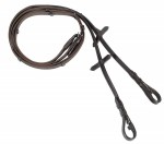 Wodze gumowane z klockami Horze brown Pony