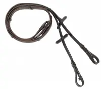 Wodze gumowane z klockami Horze brown Pony