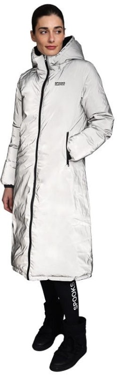 TROK.PL Płaszcz 2 stronny Spooks Lanah reversible black/silver