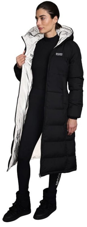 TROK.PL Płaszcz 2 stronny Spooks Lanah reversible black/silver