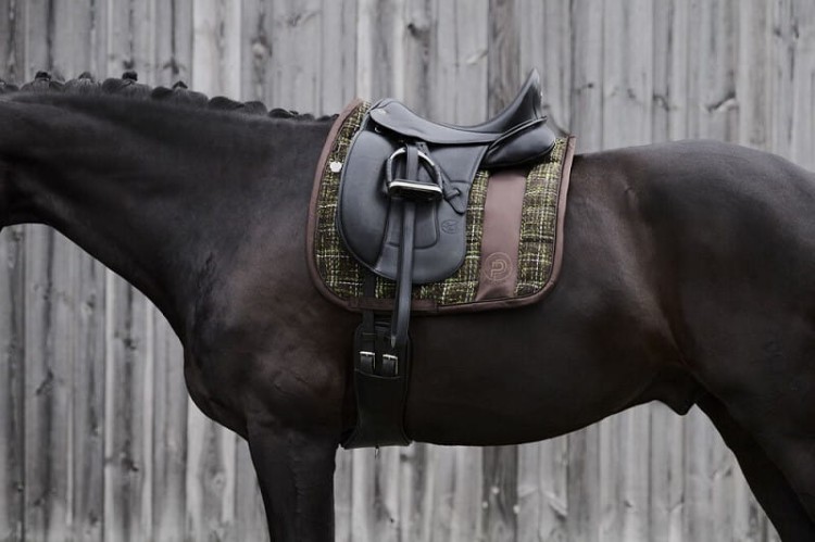 TROK.PL Czaprak Eskadron BIG SQUARE BOUCLÉ teak brown 1