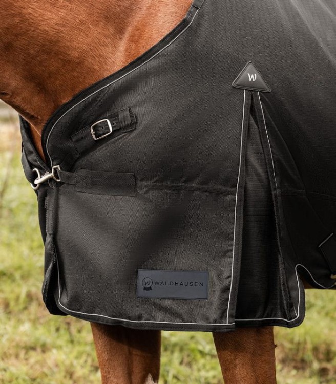 TROK.PL Derka padokowa Scandic Waldhausen 300 gr Black 135 cm