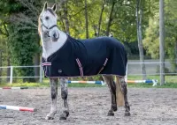 Derka polarowa HKM black 145cm.