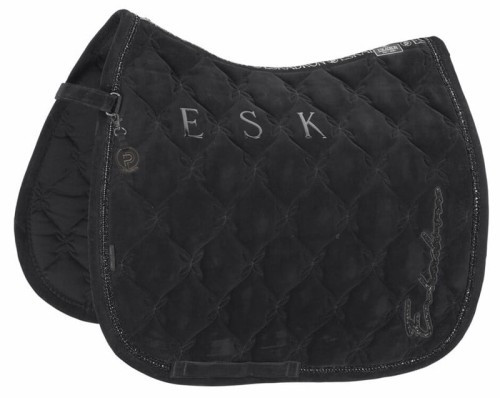 TROK.PL Czaprak Eskadron Velours Crystal Platinum black DL