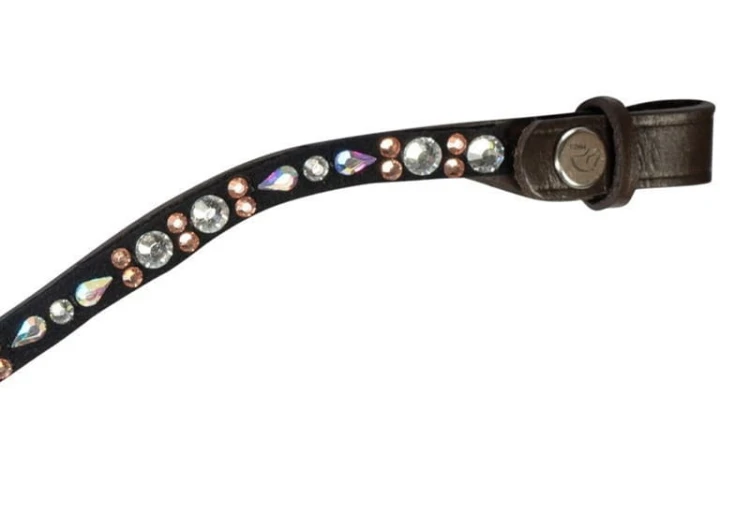 TROK.PL Naczółek HKM Sparkle brown 2.jpg